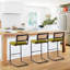 Tabouret rembourré en velours Krickelin-1200008075-1200008073-1200008079