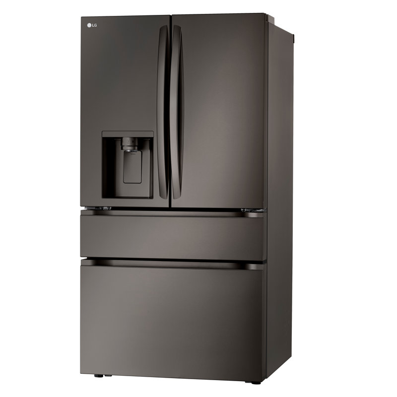 Lg 29 Cu. Ft. Smart Standard-Depth Max 4-Door French Door Refrigerator With Full-Convert Drawer, Black