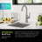 Oletto Single Handle Kitchen Bar Faucet-53024496