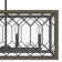 Chevron 6 Light Linear Rectangle Chandelier