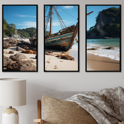Kradi's Coastal Cradle Tranquil Waters I - Art mural plage