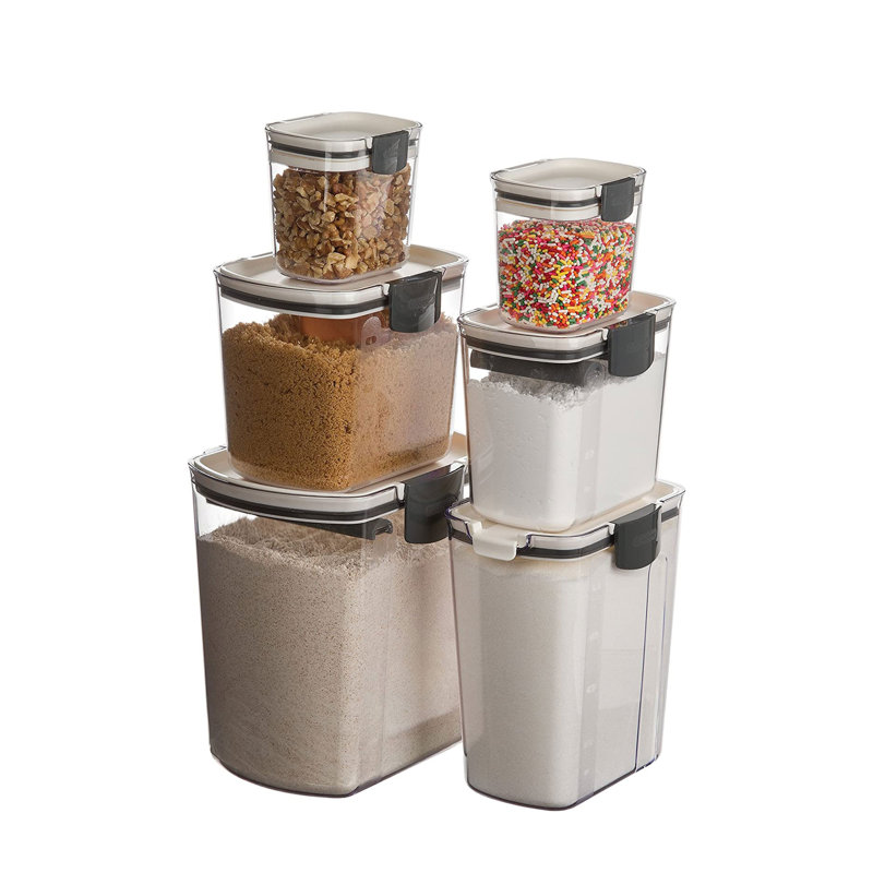 Food Storage - Set of 6 Containers and 6 Lids