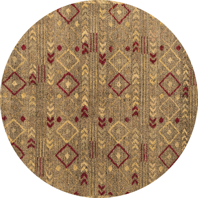 Moroccan Indoor Rug, Round 8'