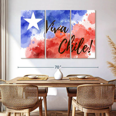 Viva Chile Flag