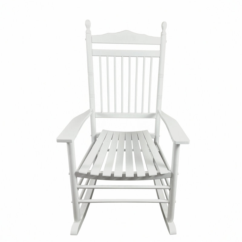 Chaise berçante balcon porche adulte, Argent argent