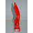 Ameline Modern Art Abstract of Fire White Resin Statue - Size: 6"L x 3"W x 12"H.-1226014978