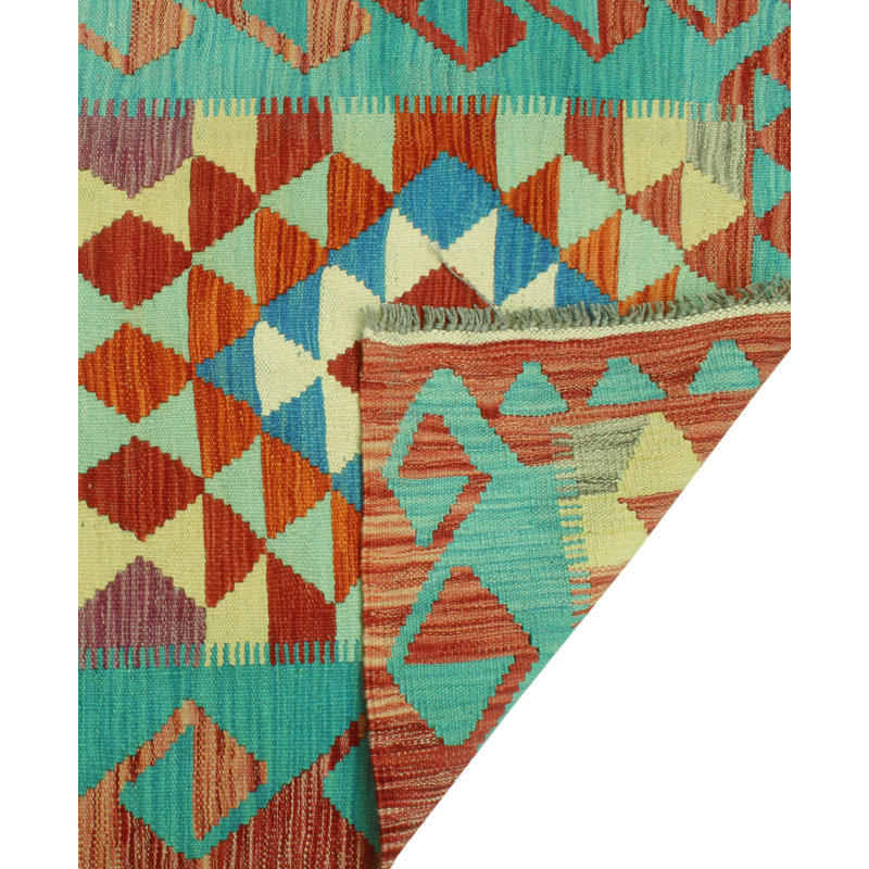 Bobbee Wool Geometric Indoor Rug