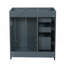 Ensemble de meuble-lavabo autoportant avec cadre en bois massif 30 po, 3 tiroirs et portes à fermeture douce