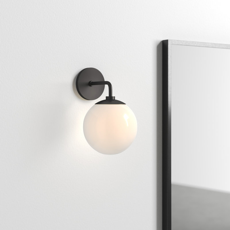 Luna Steel Armed Sconce, Old Bronze