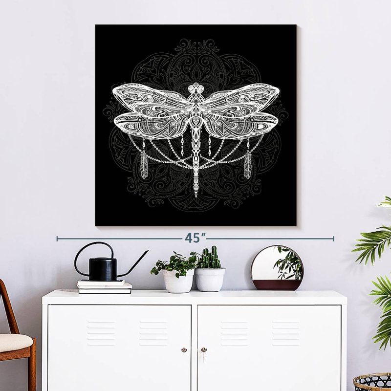 Crowle Boho Dragonfly, 33" H x 33" W