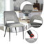 Chaise d'appoint rembourrée en velours Fatou-528380851