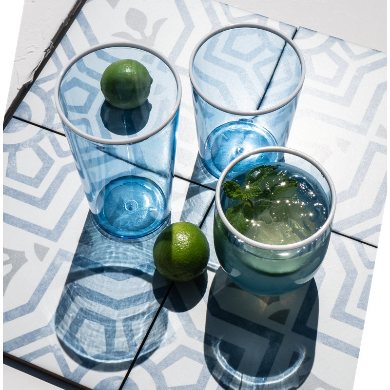 Otis 444ml Acrylic Drinking Glass Set
