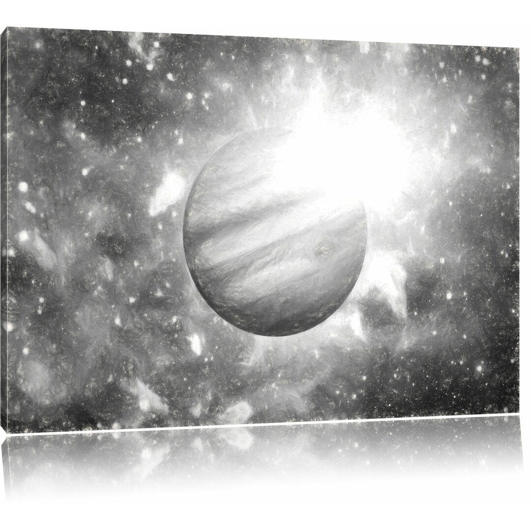 Leinwandbild Planet Jupiter im Universum