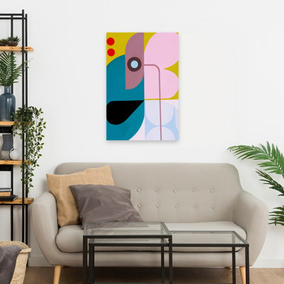 Courir vers le soleil 5 - Art moderne Mid-Century abstrait