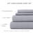 Linen Bamboo-Blend Breathable Luxury Bed Sheet Set-69986399-69986398