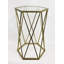 Frese Glass Top Frame End Table