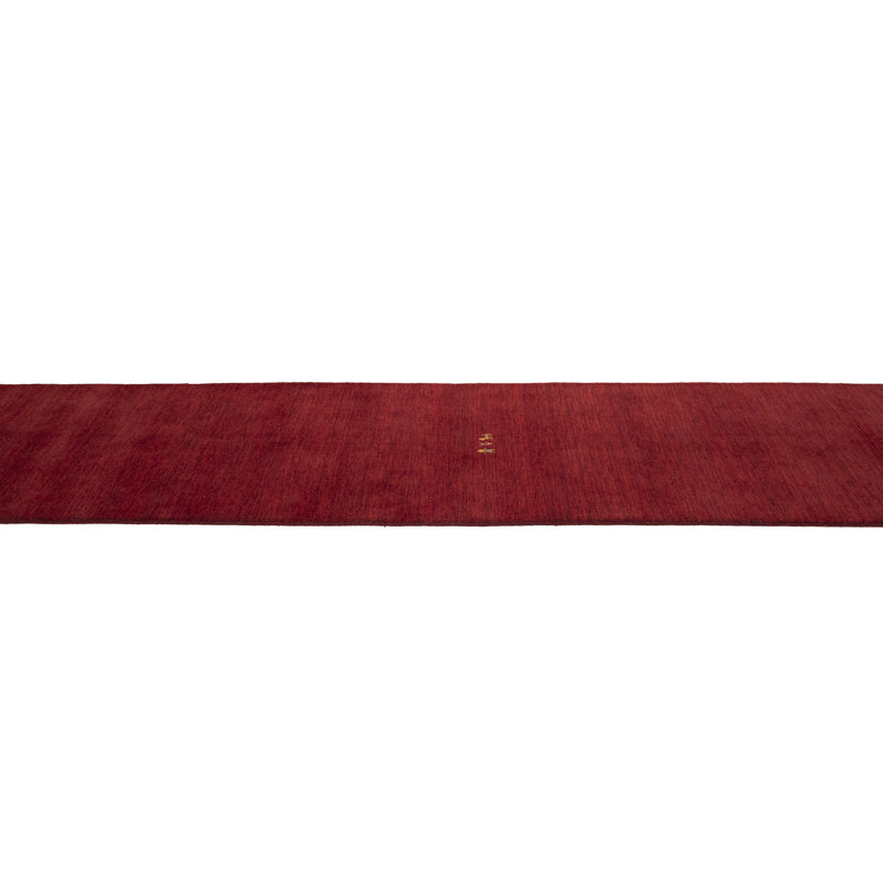 No-Shedding Hand Loomed Gabbeh Rug, 100% Wool, Solid Colour, Fade & Stain Resistant, Durable