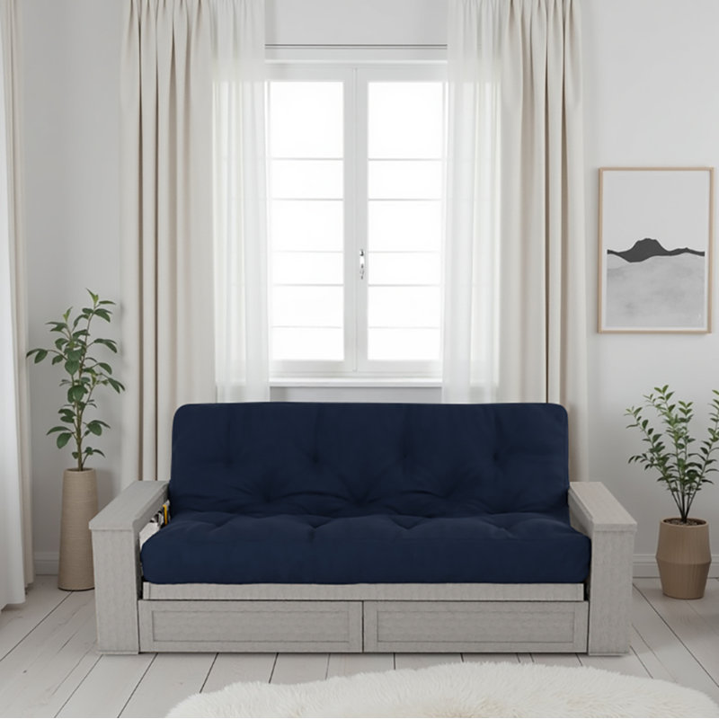 Matelas de futon en mousse viscoélastique imprégnée de gel Mcgrane Barkingside - Fabriqué aux États-Unis, certifié CertiPUR-US, cadre non inclus