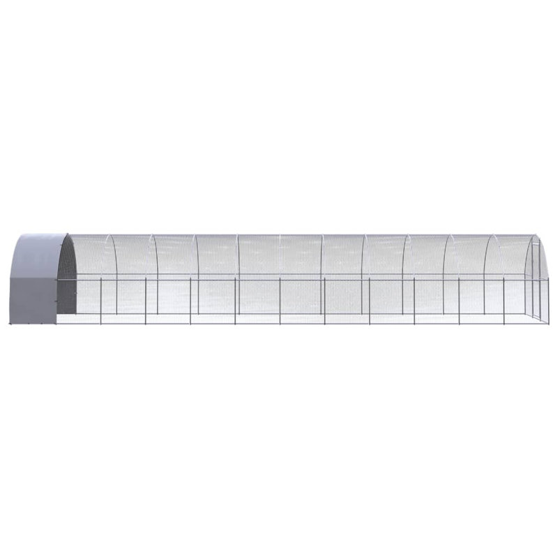 Cage à volaille pour l'extérieur, H 120 po x l 120 po x P 79,2 po