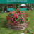 2-Pack 2x1ft Round Galvanized Steel Raised Garden Beds, Wood-Look Planter with Rubber Edges, Open Bottom-420326371-420326375