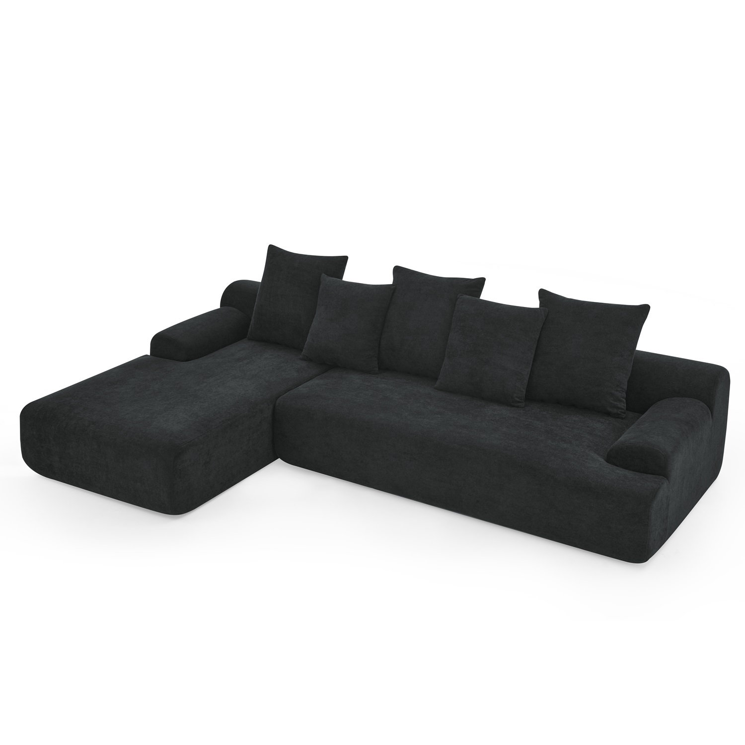 Modern Upholstered L-Shape Sectional Sofa