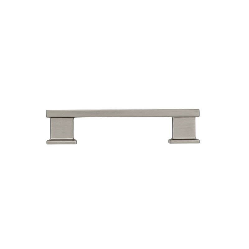 High Desert 3-3/4" Center to Center Satin Nickel Bar Drawer Pull, 3-3/4", Satin Nickel