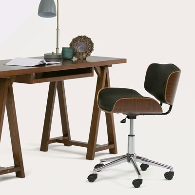 Chaise de bureau en bois cintré