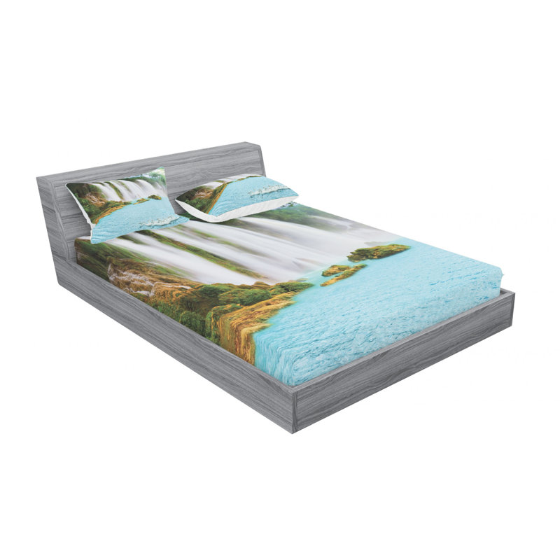 Microfiber Sheet Set, Full Sheet Set with Fitted Sheet