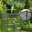 Grande cage à oiseaux de 94 cm de haut avec aire de jeux et mangeoire intégrées, idéale pour les merles bleus et les calopsittes.