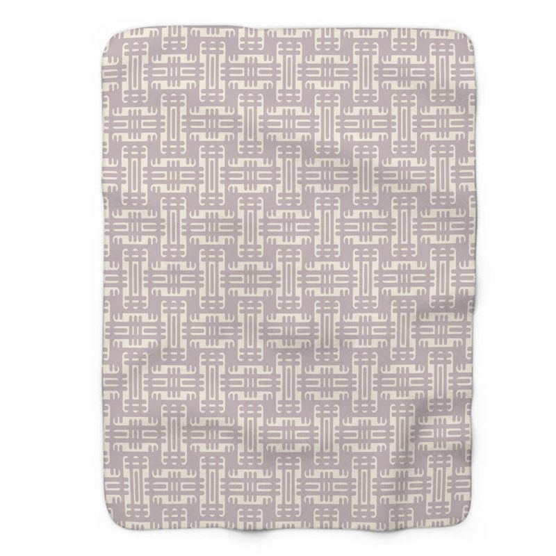 Mauve - couverture de qualité supérieure 1 pièce, Grand lit