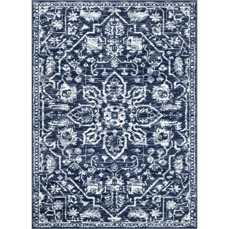 Dazzle Oriental Synthetic Area Rug