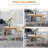 Drop Leaf Solid Wood Kitchen Table for Small Spaces