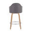 Tabouret de comptoir à hauteur fixe Ahoy Mid-Century