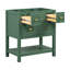 5 Bathroom Vanity, Solid Wood Frame For Space 30'' Vanity Cabinet, With 5 Drawers Storage
