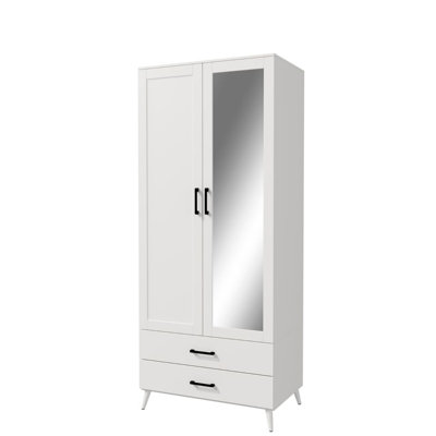 Bostick Solid Wood Wardrobe