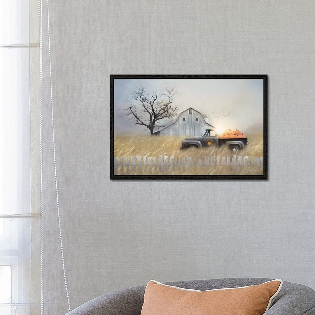 Fall Pumpkin Harvest by Lori Deiter - Wrapped Canvas Print