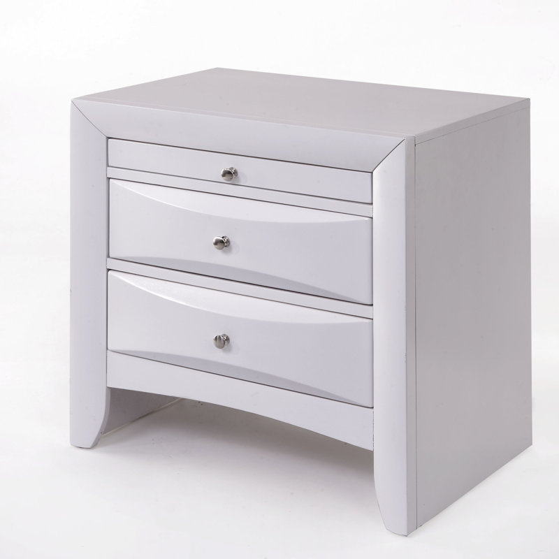 Table de chevet Ireland, Blanc