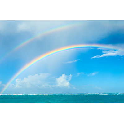 Double arc-en-ciel - Photographie sur toile tendue