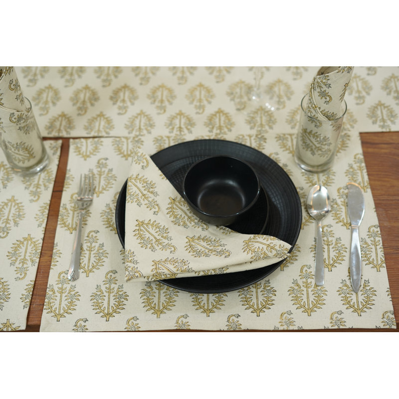 Fabdivine 18X18 Inch Party Napkins – Elegant and Absorbent for Any Event, Neelgagan, white