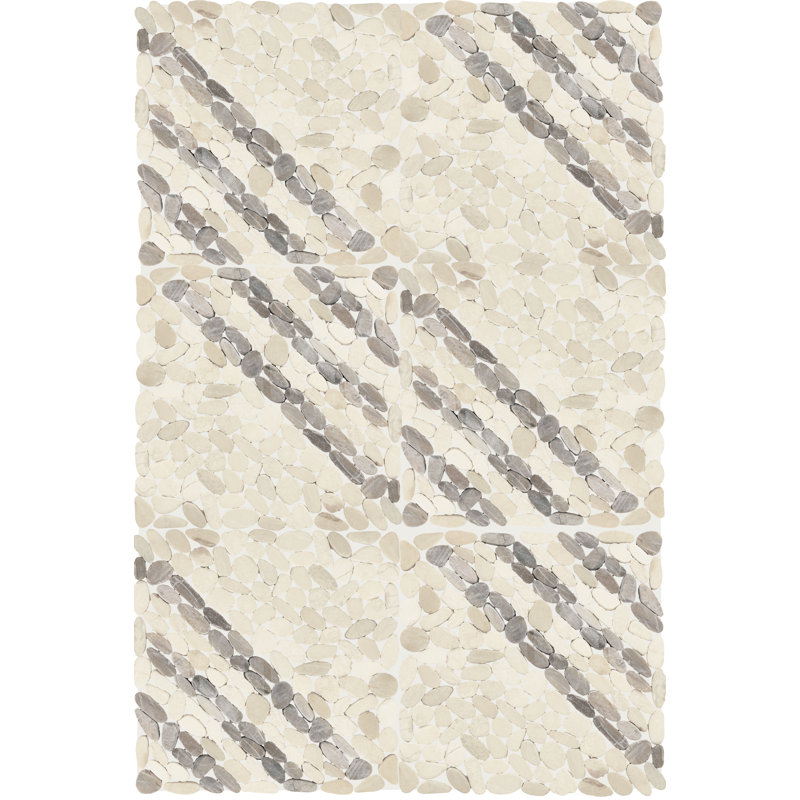 Mosaïque de galets en pierre naturelle Daltile Pebble Oasis 11 po x 11 po (11 pièces par carton)