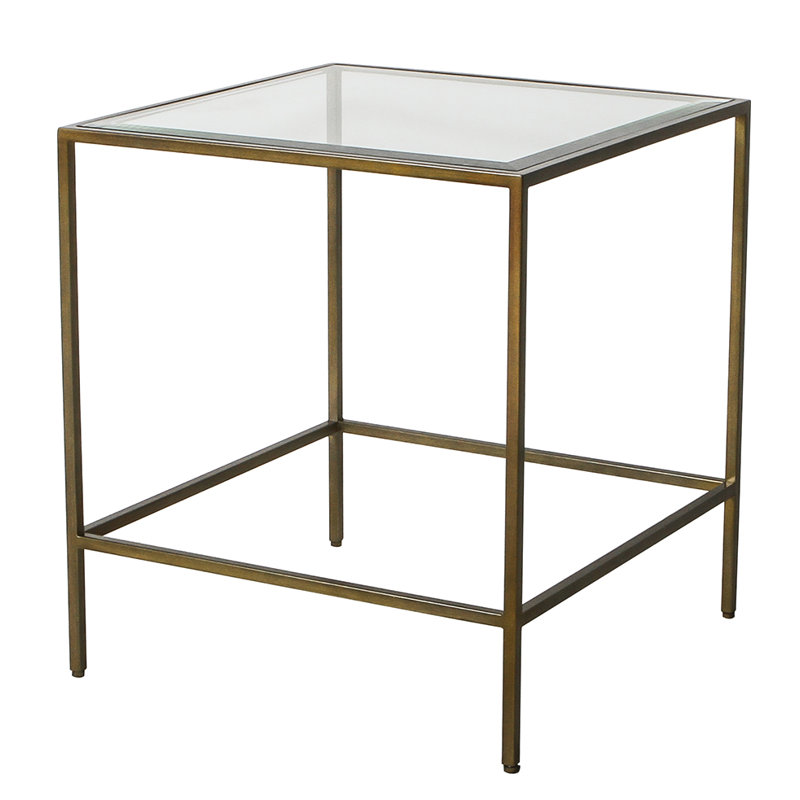 Bridgecliff Glass Top End Table