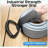 Extension Cord Storage Straps 17", 2 Pack, Black
