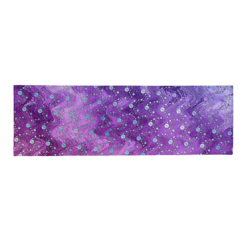 Chenille Polka Dots Indoor Rug, Runner 2'6" x 8'