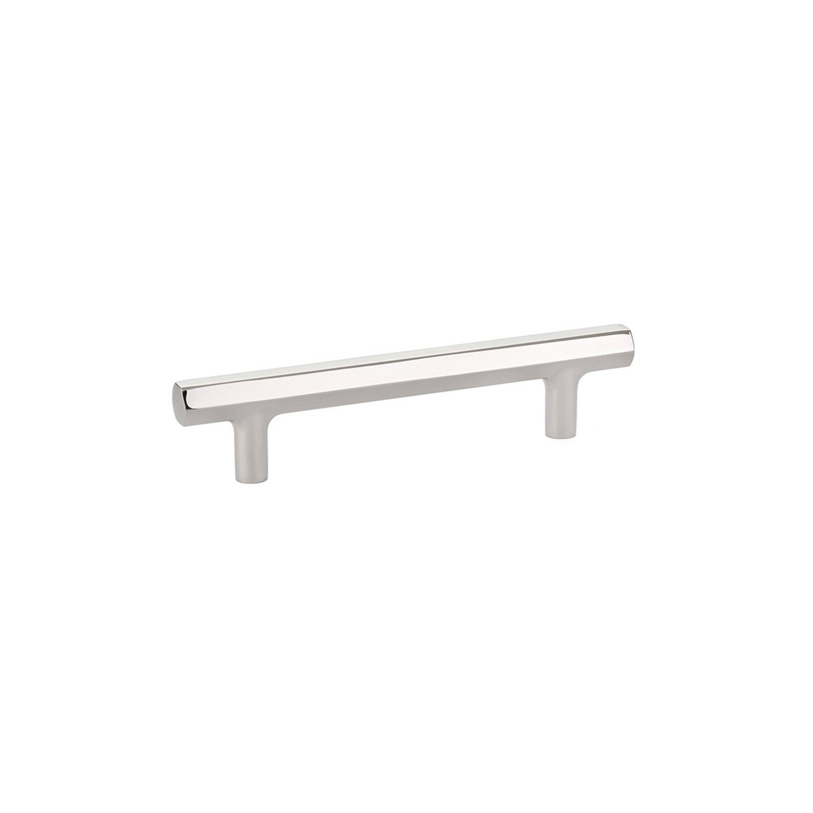 Emtek Mod Hex Cabinet Pull, Polished Nickel Lifetime, 4"