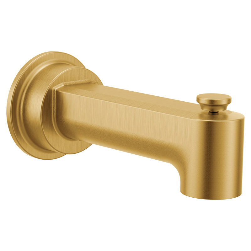 Moen Greenfield Slip-Fit Diverter Tub Spout, Brushed Gold