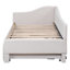Lit de jour simple tapissier en L rembourré avec lit gigogne-636234596