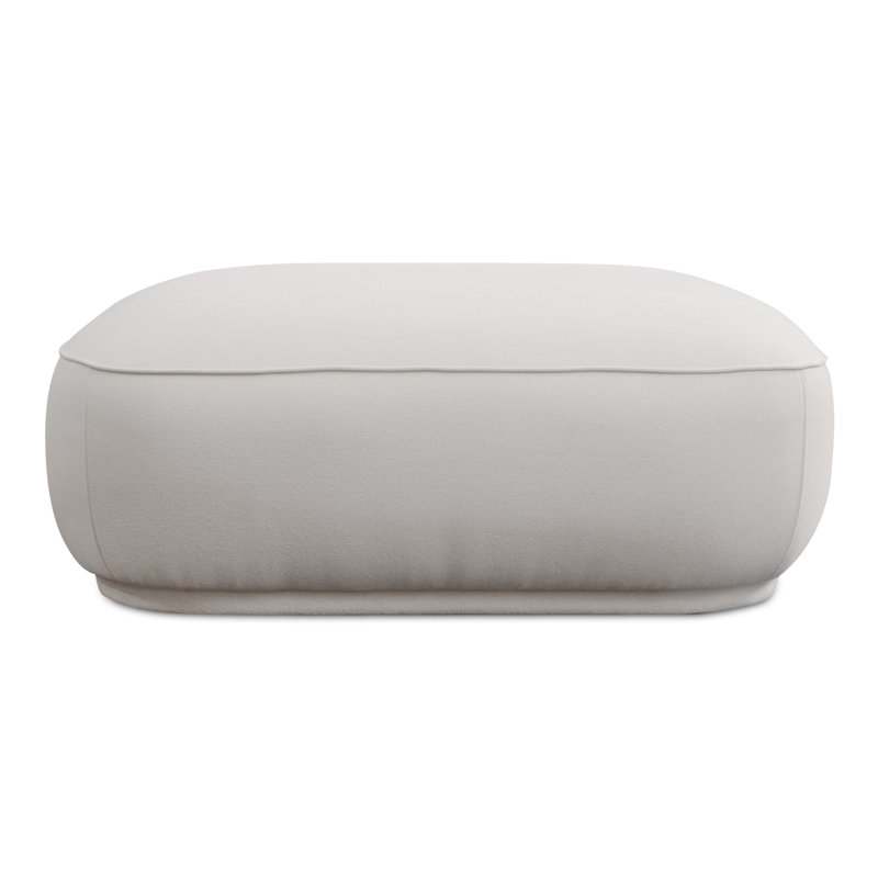 Marion Square Standard Ottoman, White