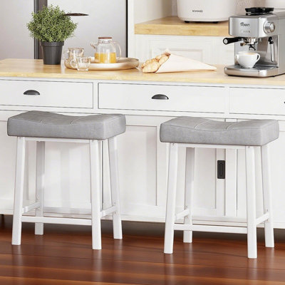 Counter Stool with Metal Frame