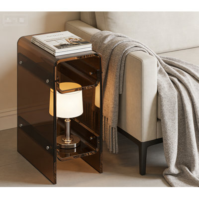  8.7'' Narrow Acrylic Side Table