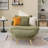 Oversized Reading Chair Upholstered Chaise Lounge Chair Barrel Chair with Ottoman-1063690110